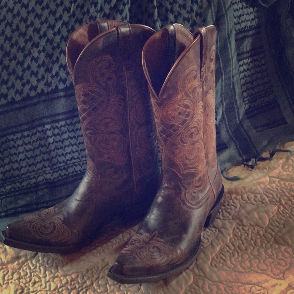 Ariat cowgirl boots - Bright Lights, snip toe